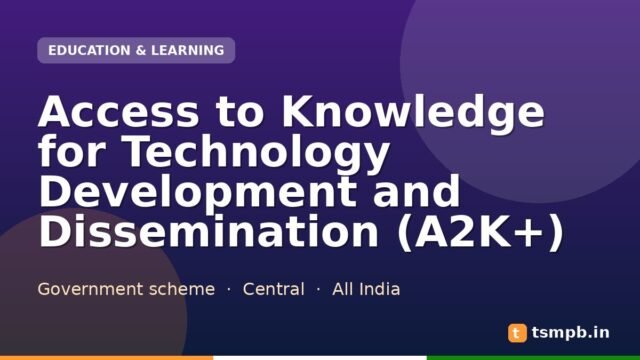 Access to Knowledge for Technology Development and Dissemination (A2K+)