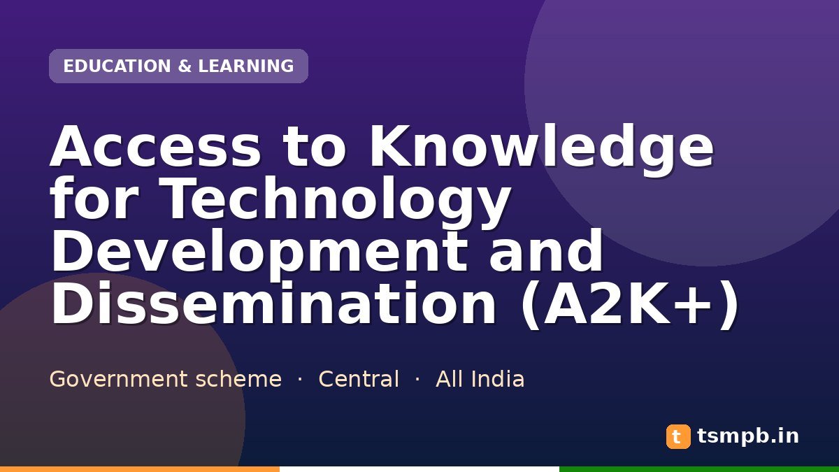 Access to Knowledge for Technology Development and Dissemination (A2K+)
