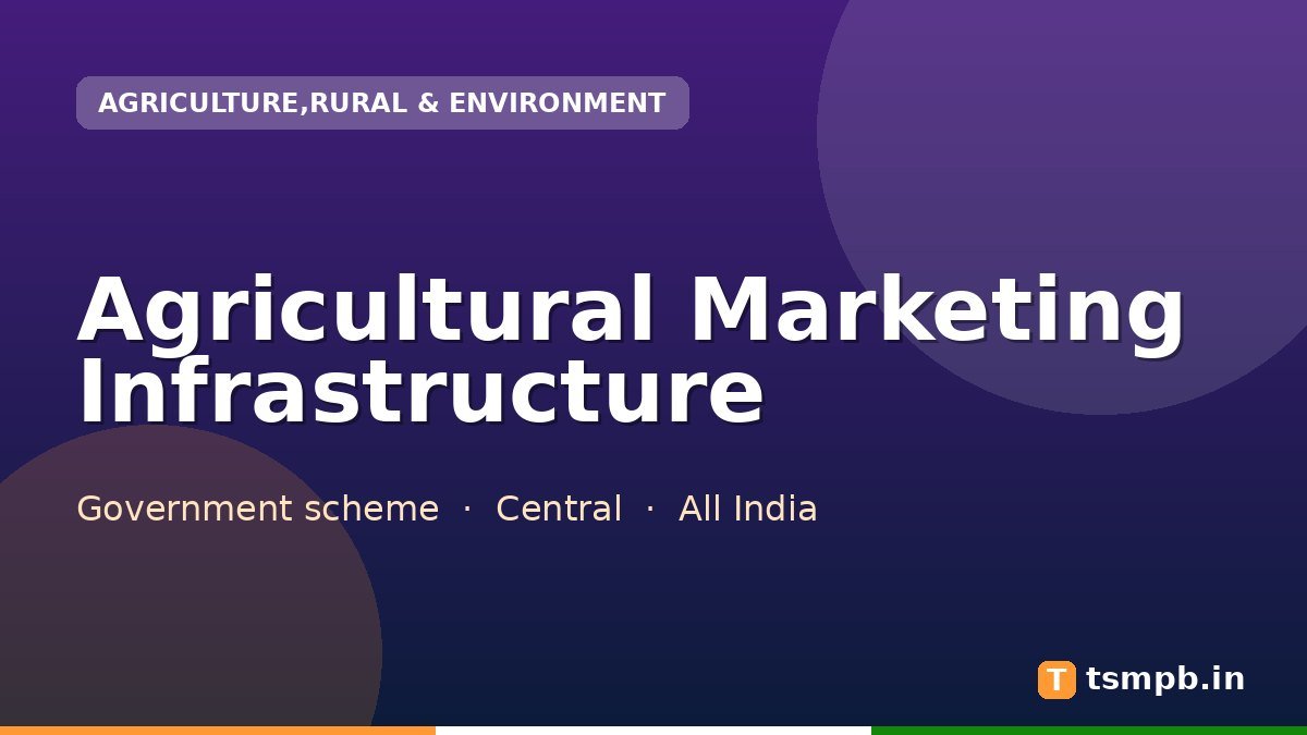Agricultural Marketing Infrastructure