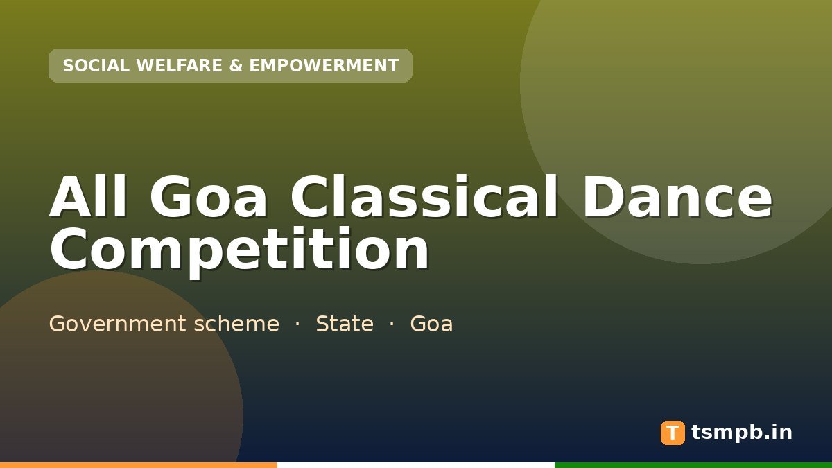 All Goa Classical Dance Competition