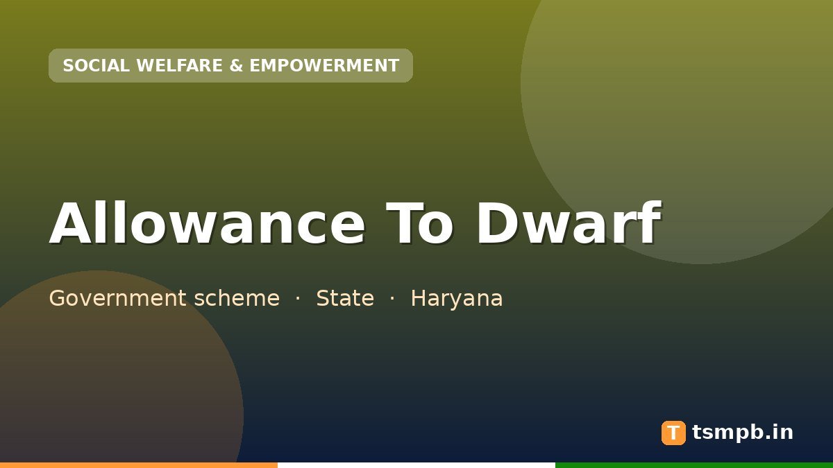 Allowance To Dwarf