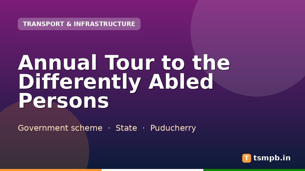 Annual Tour to the Differently Abled Persons
