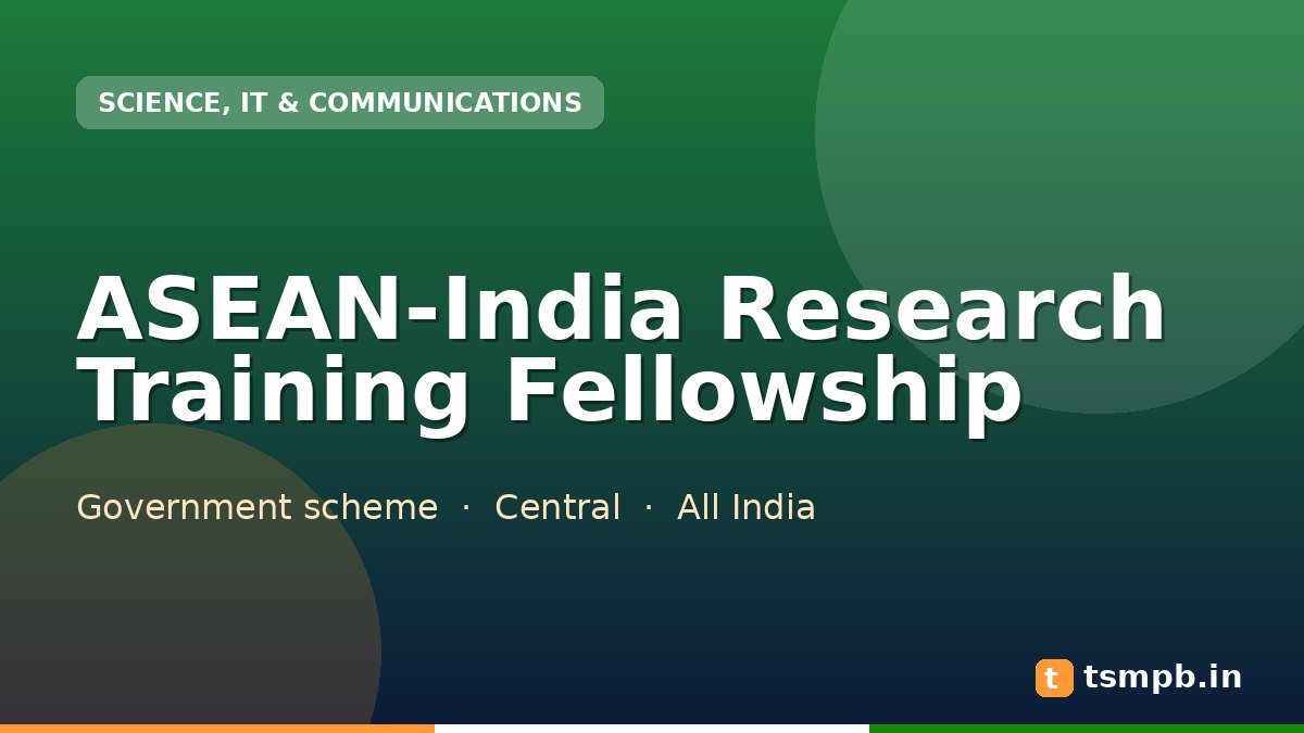 ASEAN-India Research Training Fellowship