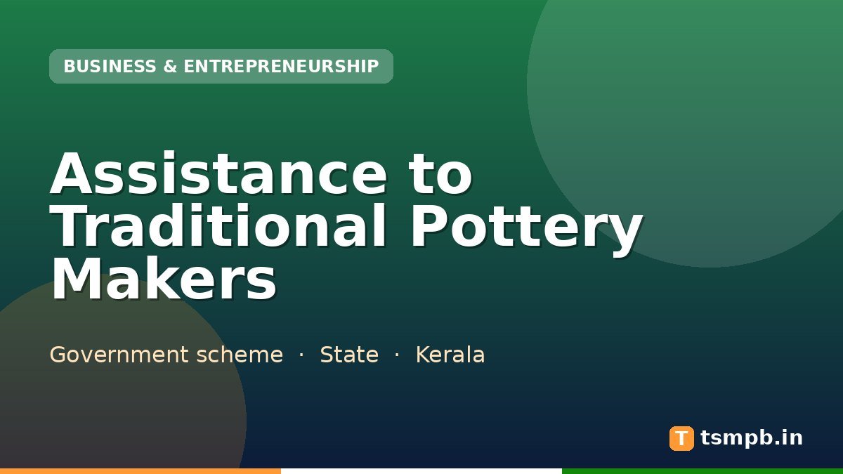 Assistance to Traditional Pottery Makers