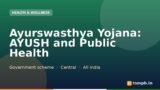 Ayurswasthya Yojana: AYUSH and Public Health