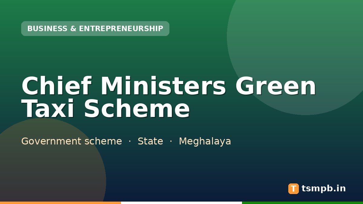 Chief Ministers Green Taxi Scheme