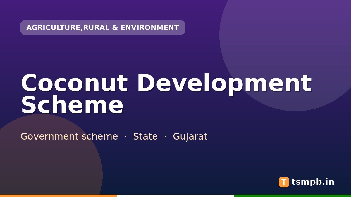 Coconut Development Scheme
