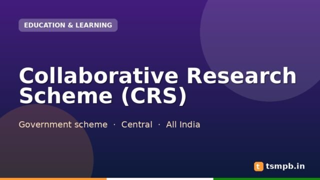 Collaborative Research Scheme (CRS)