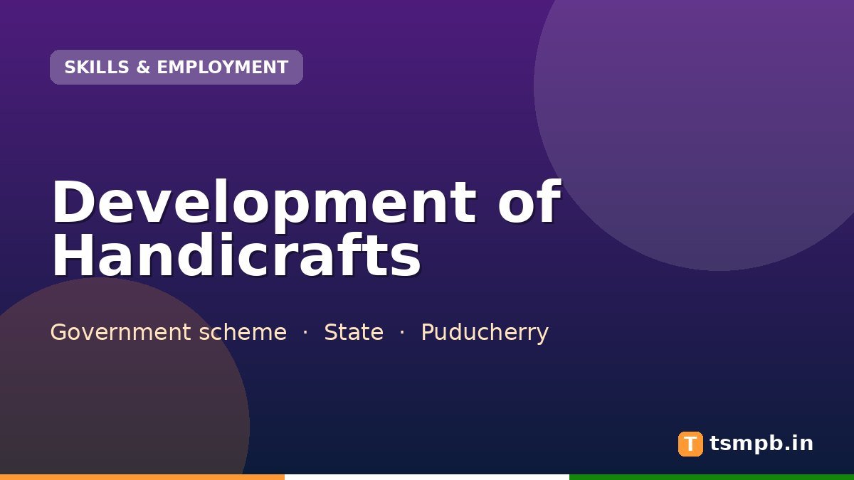Development of Handicrafts