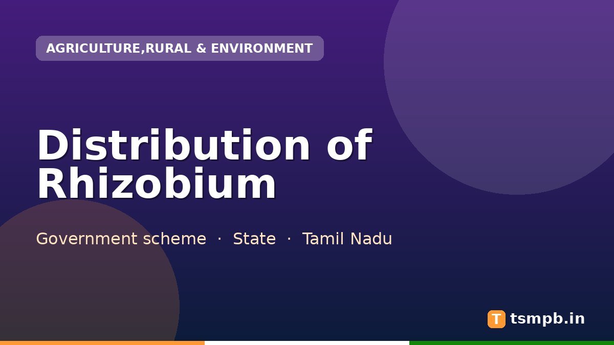 Distribution of Rhizobium
