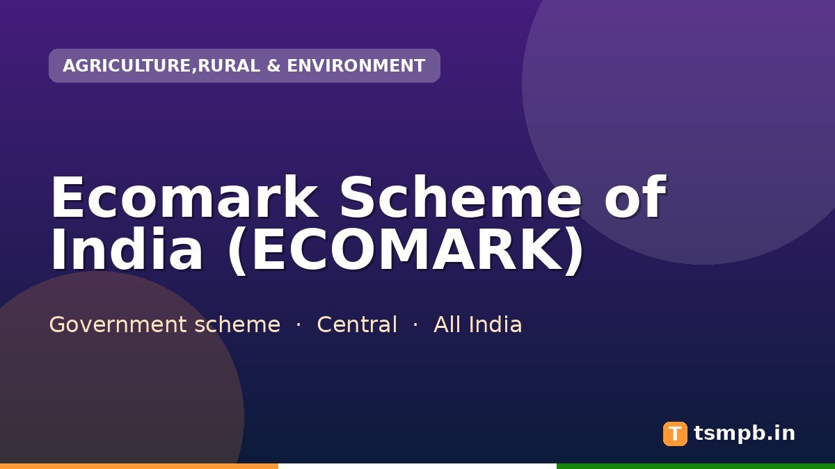 Ecomark Scheme of India (ECOMARK)