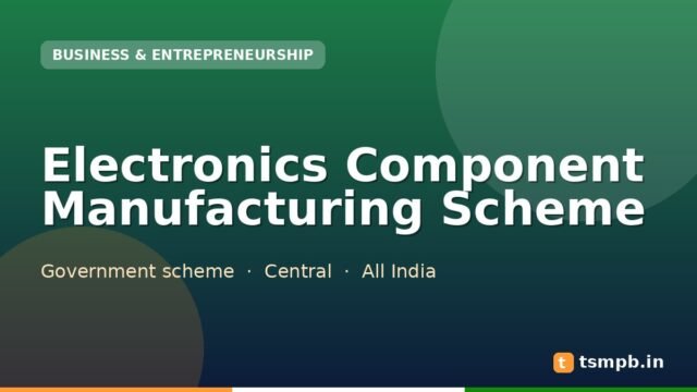 Electronics Component Manufacturing Scheme