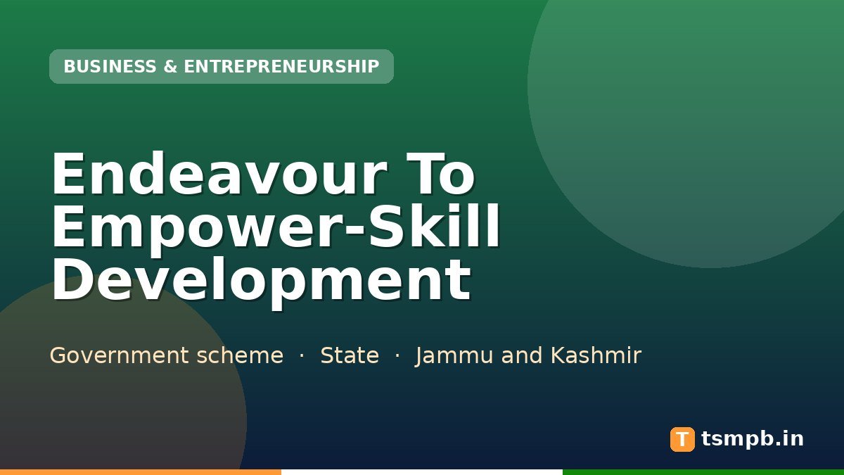 Endeavour To Empower-Skill Development