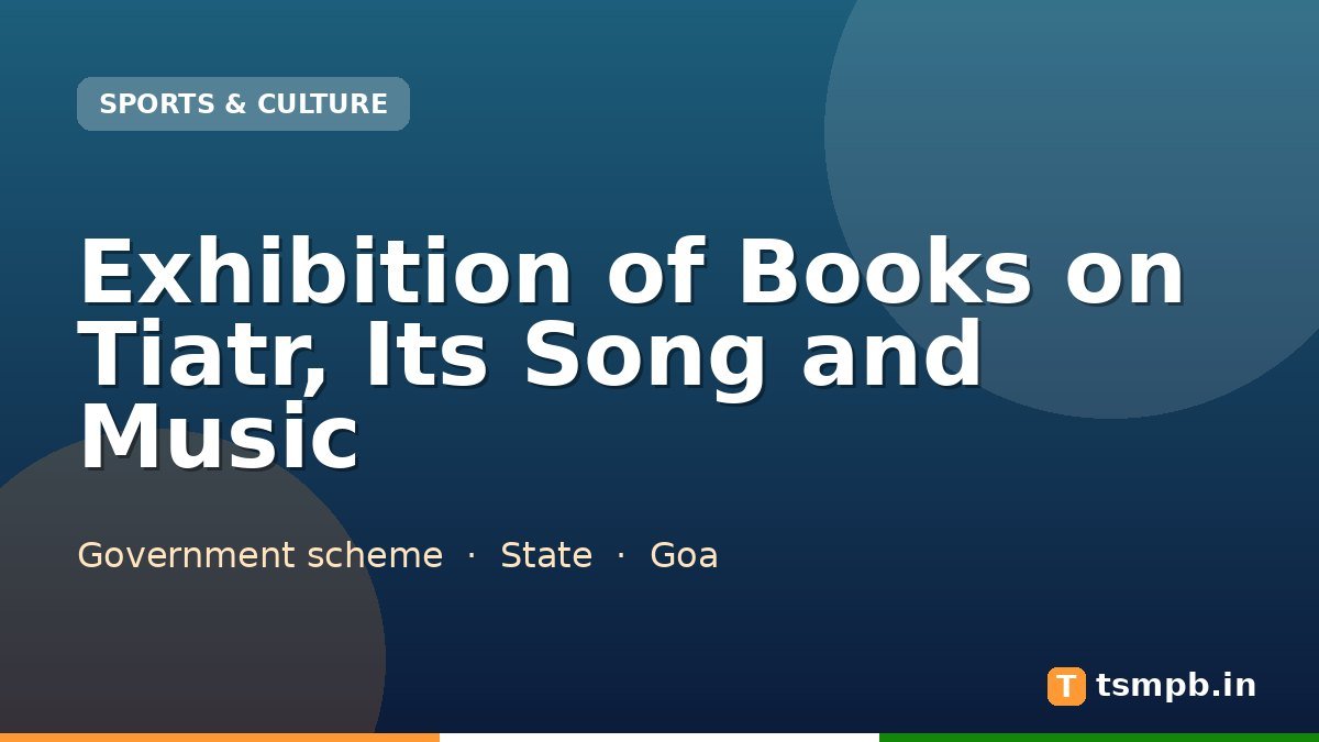 Exhibition of Books on Tiatr, Its Song and Music