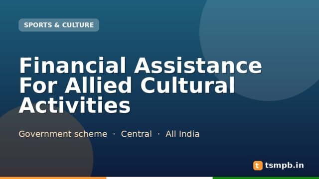 Financial Assistance For Allied Cultural Activities