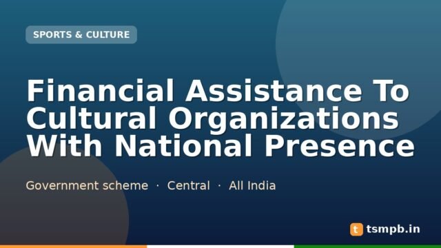 Financial Assistance To Cultural Organizations With National Presence