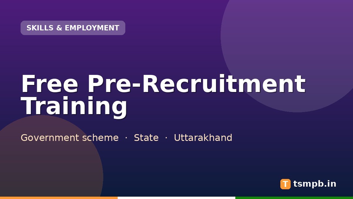 Free Pre-Recruitment Training