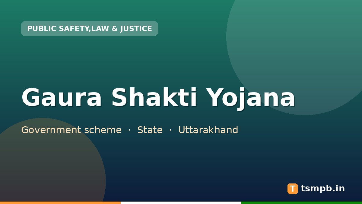 Gaura Shakti Yojana