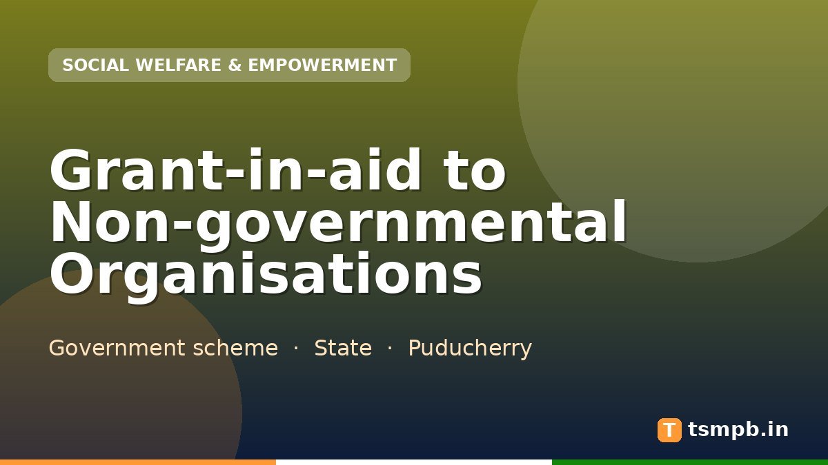 Grant-in-aid to Non-governmental Organisations