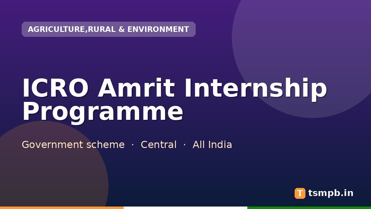 ICRO Amrit Internship Programme