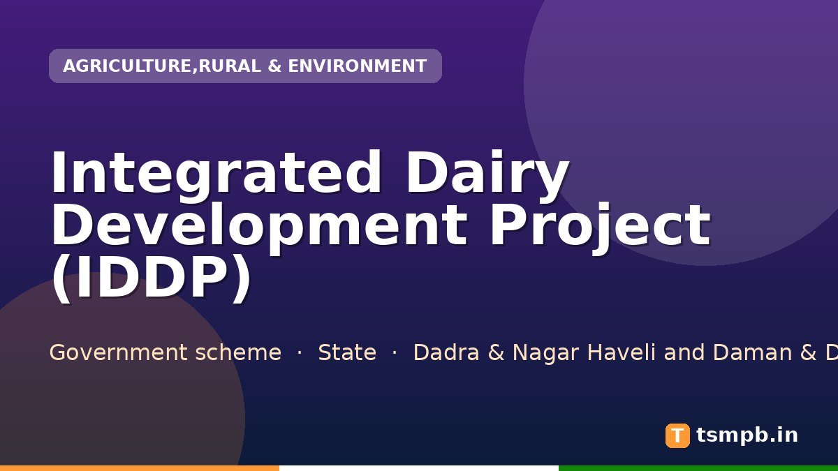 Integrated Dairy Development Project (IDDP)