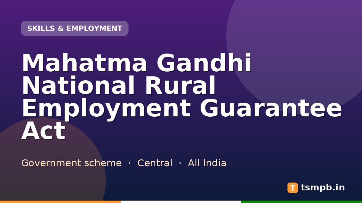 Mahatma Gandhi National Rural Employment Guarantee Act