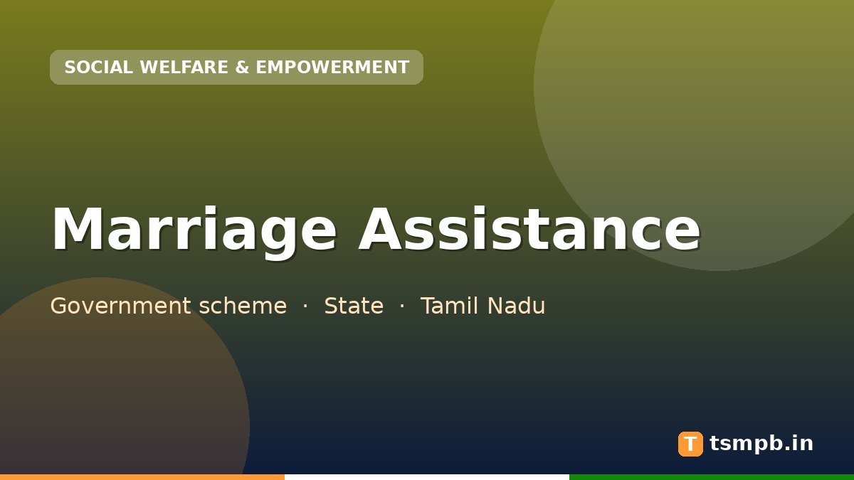 Marriage Assistance