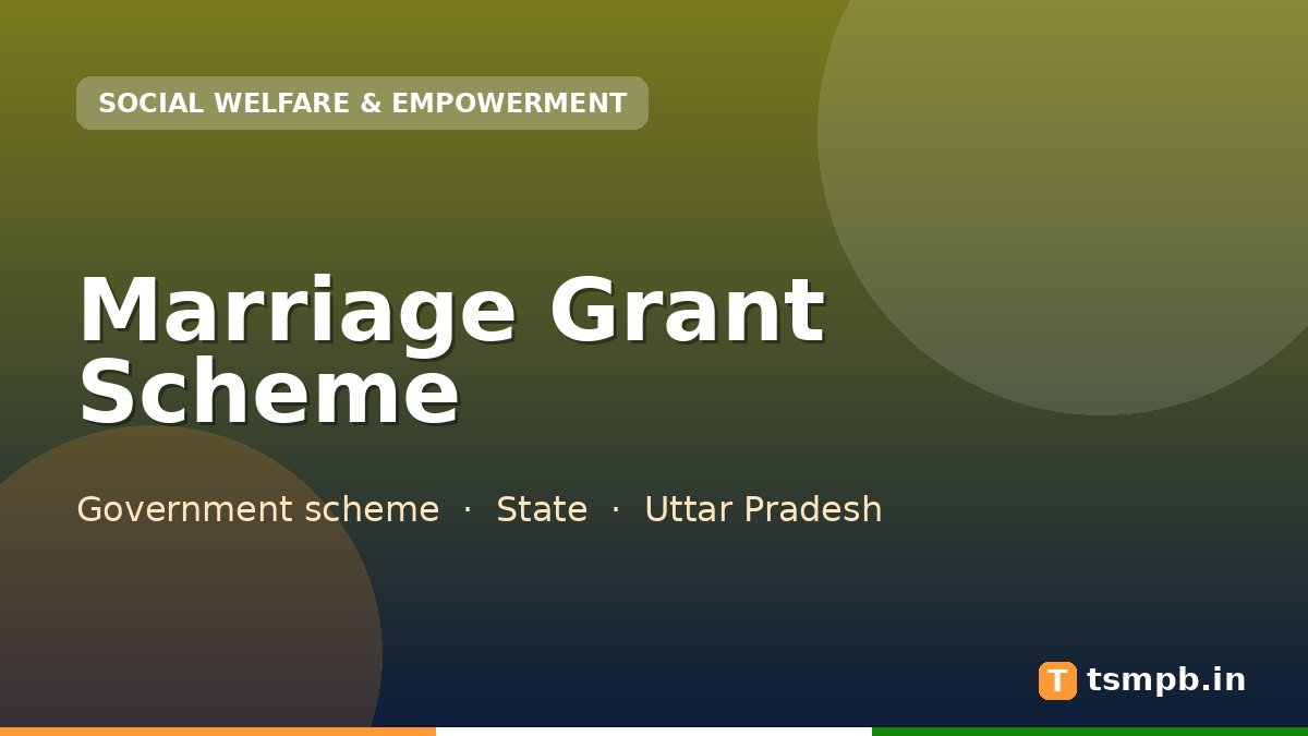 Marriage Grant Scheme