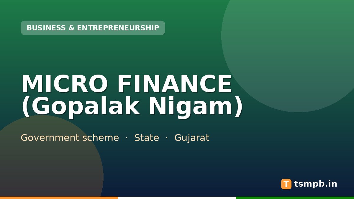 MICRO FINANCE (Gopalak Nigam)