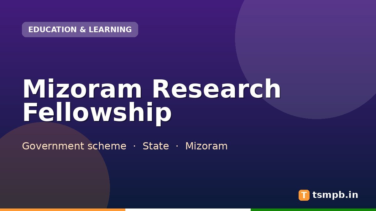 Mizoram Research Fellowship