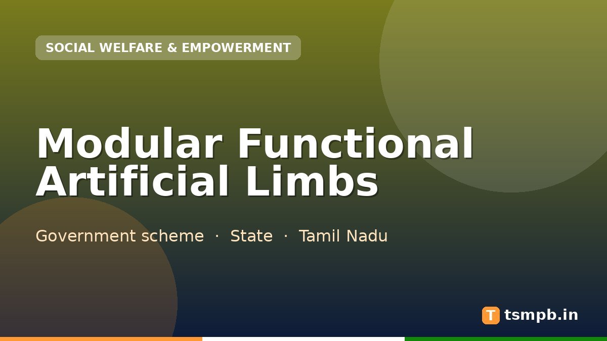 Modular Functional Artificial Limbs