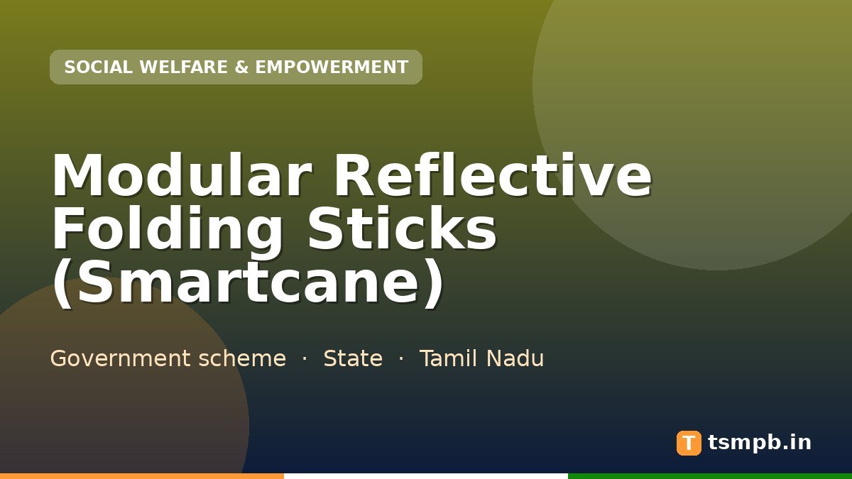 Modular Reflective Folding Sticks (Smartcane)