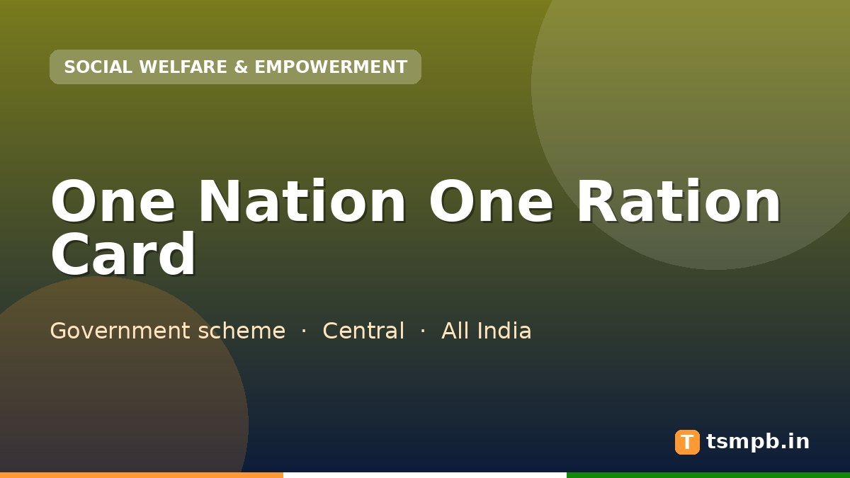 One Nation One Ration Card
