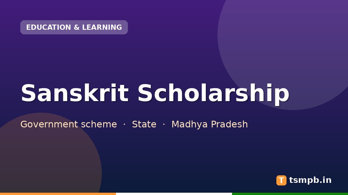 Sanskrit Scholarship