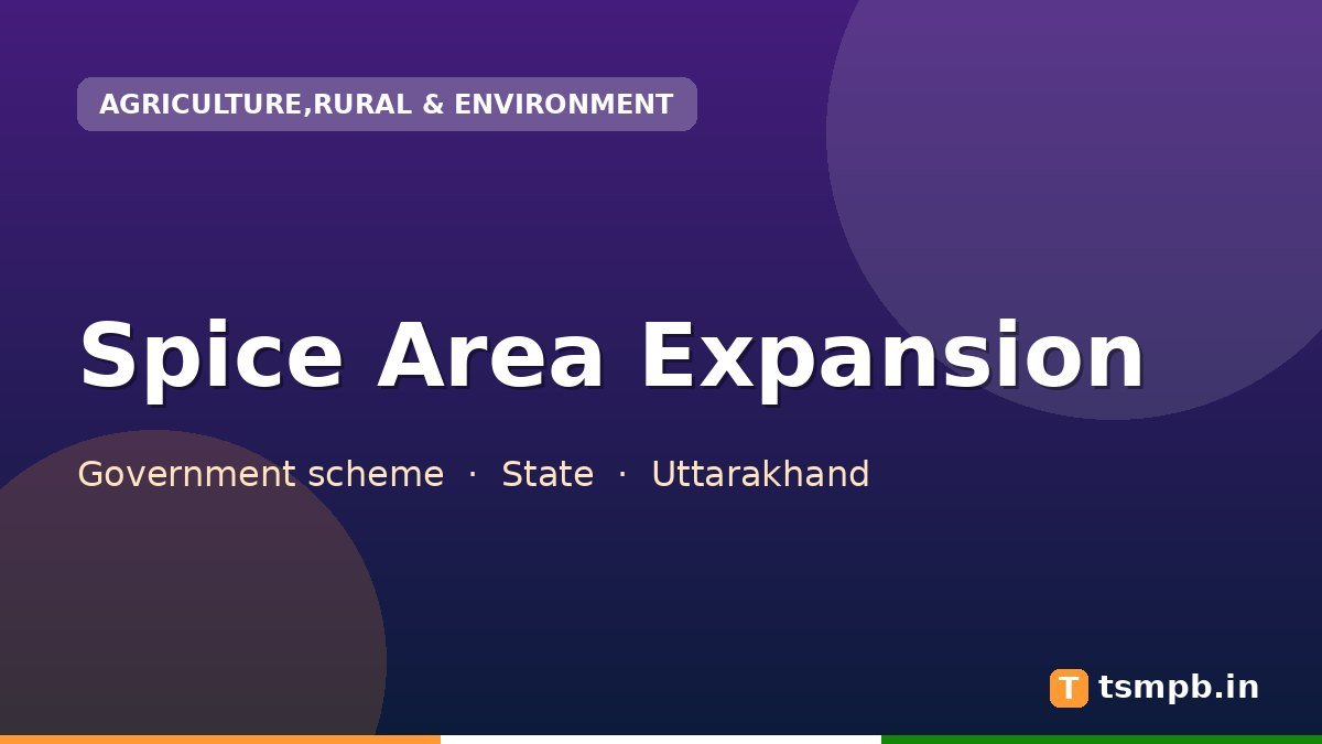Spice Area Expansion