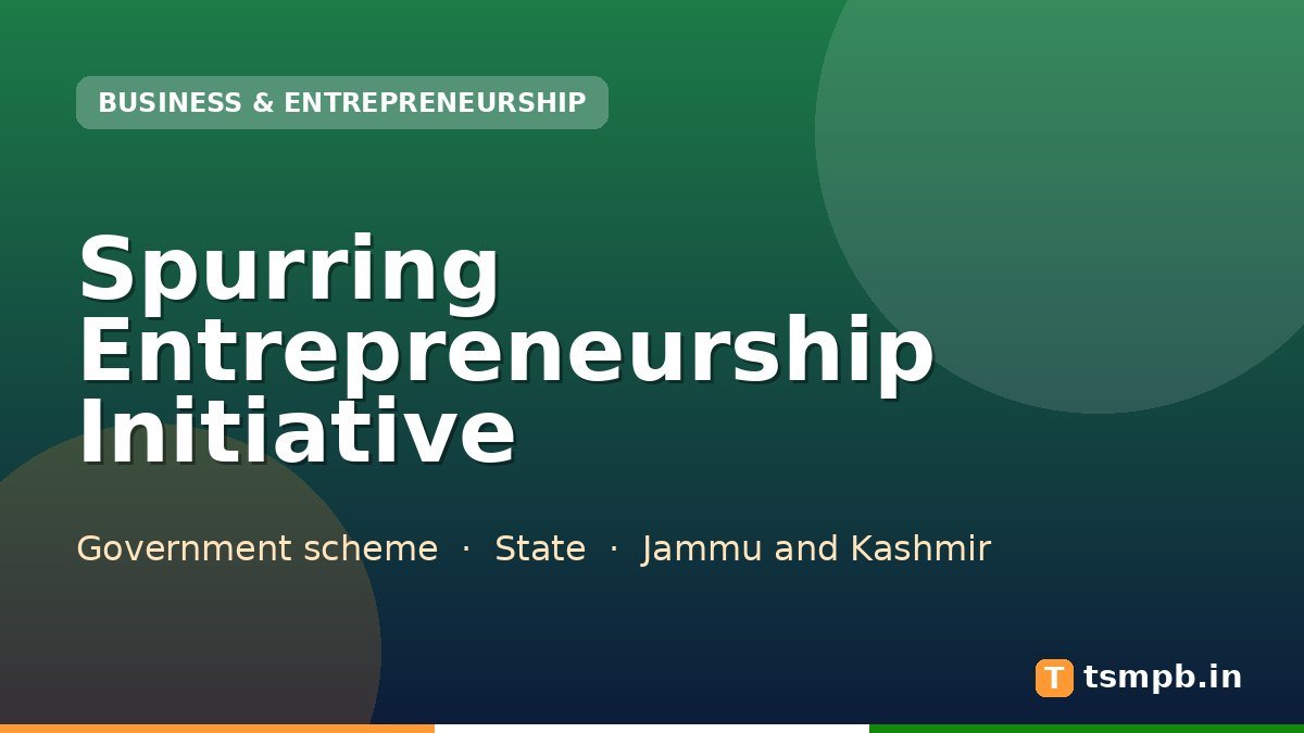Spurring Entrepreneurship Initiative