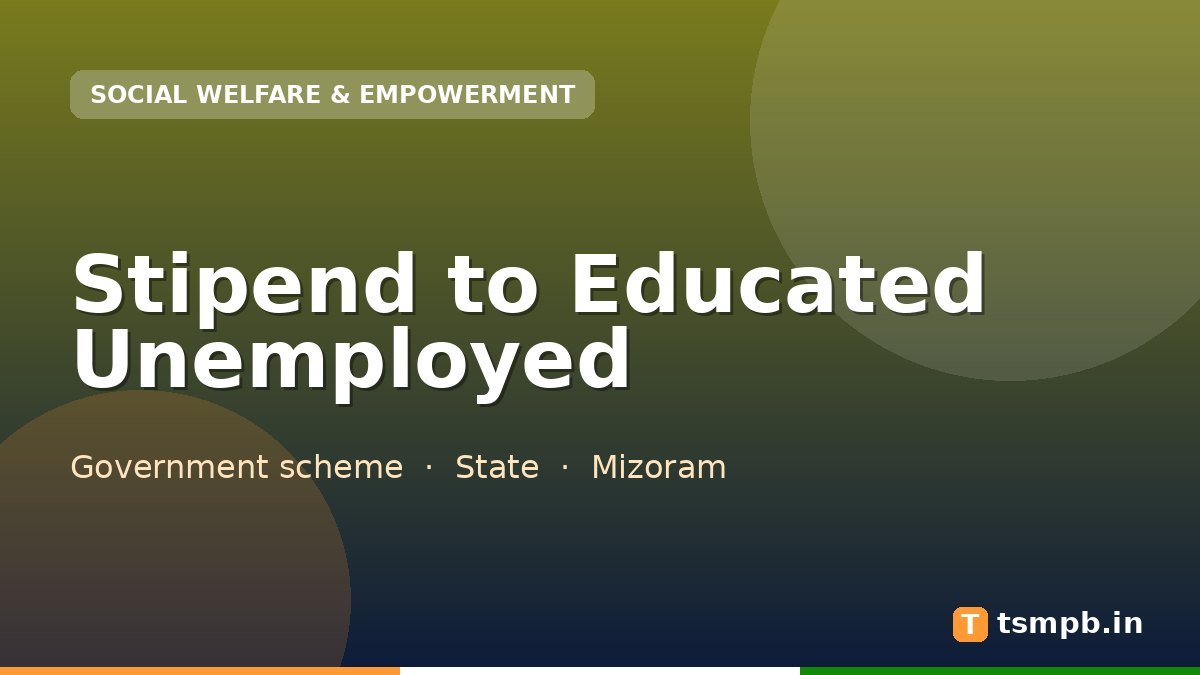 Stipend to Educated Unemployed