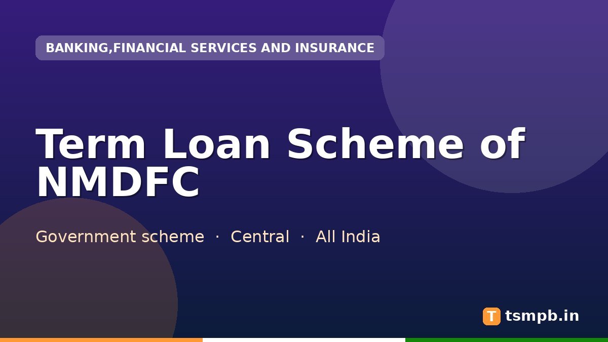 Term Loan Scheme of NMDFC