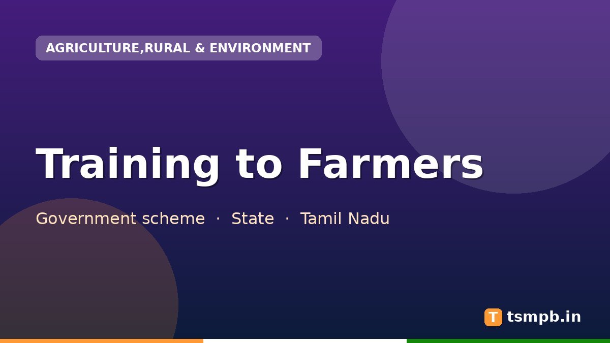 Training to Farmers