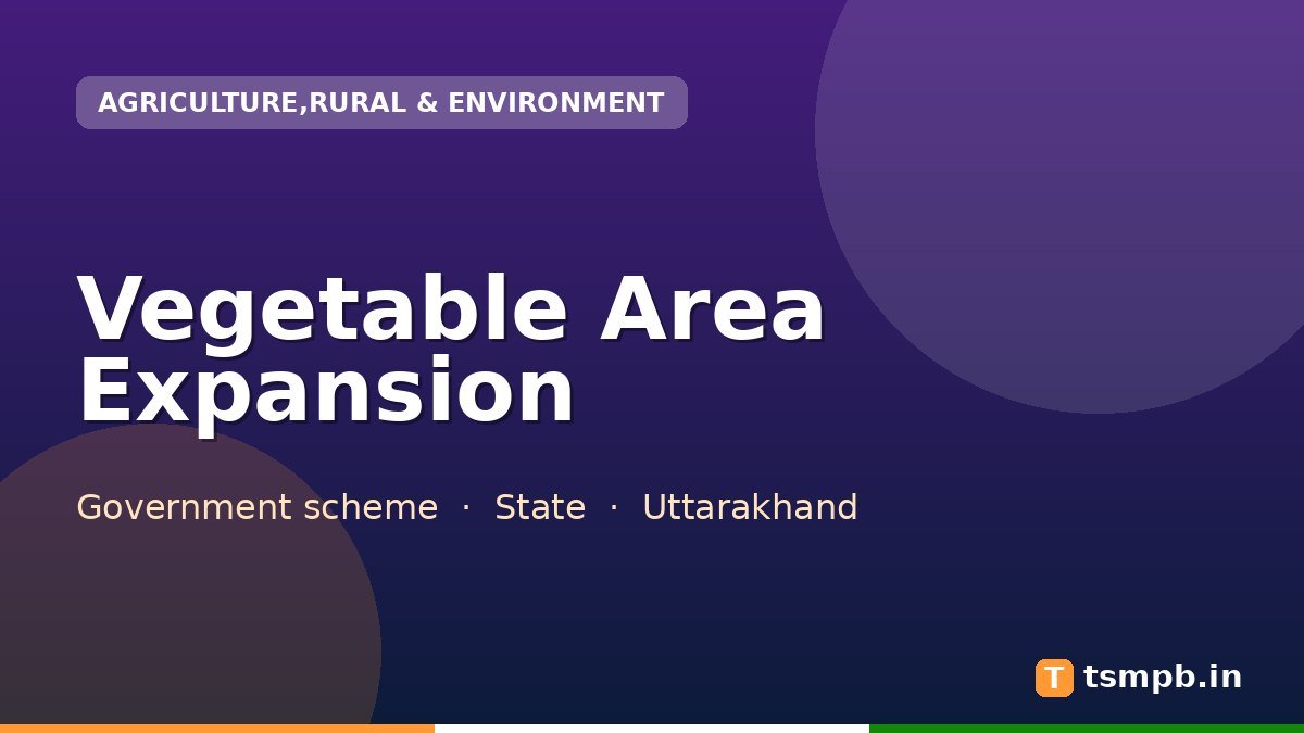 Vegetable Area Expansion