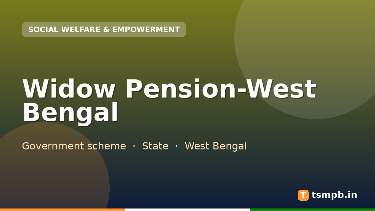 Widow Pension-West Bengal