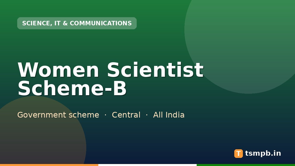 Women Scientist Scheme-B