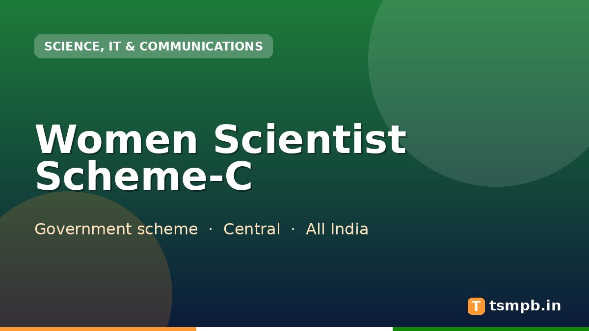 Women Scientist Scheme-C